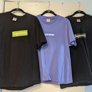 Lot of 3 Supreme t-shirts